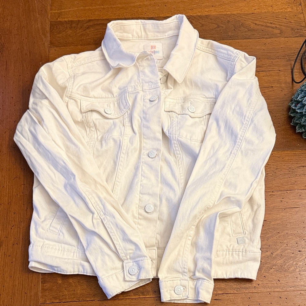 LuLaRoe White Denim Jacket